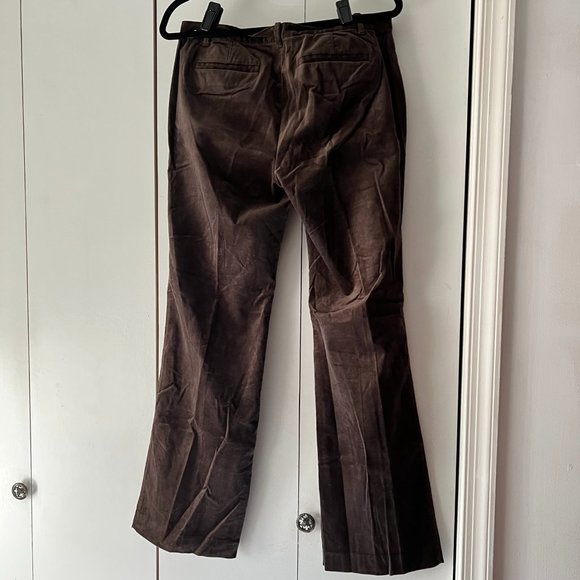 EUC! Loft Brown Corduroy Trouser Pants - Size 8 - Picture 2 of 4